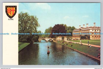 R811158 Clare. Cambridge. Clare College From The Backs. Photo Precision. Colourm