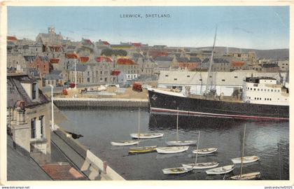 uk41206 lerwick shetland scotland  uk ship bateau