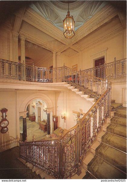 uk49315 only silver staircase manderston berwickshire scotland uk