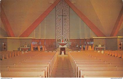 US5144 Canada Rimouski-est Paroisse St-Yves Vue Interieure de l'Eglise