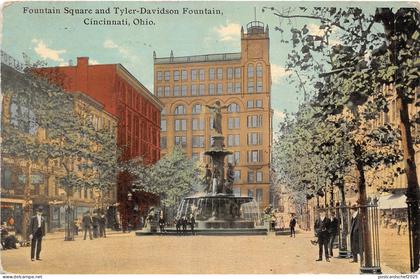 US6064 fountain square and tyler davidson fountain cincinnati ohio  usa