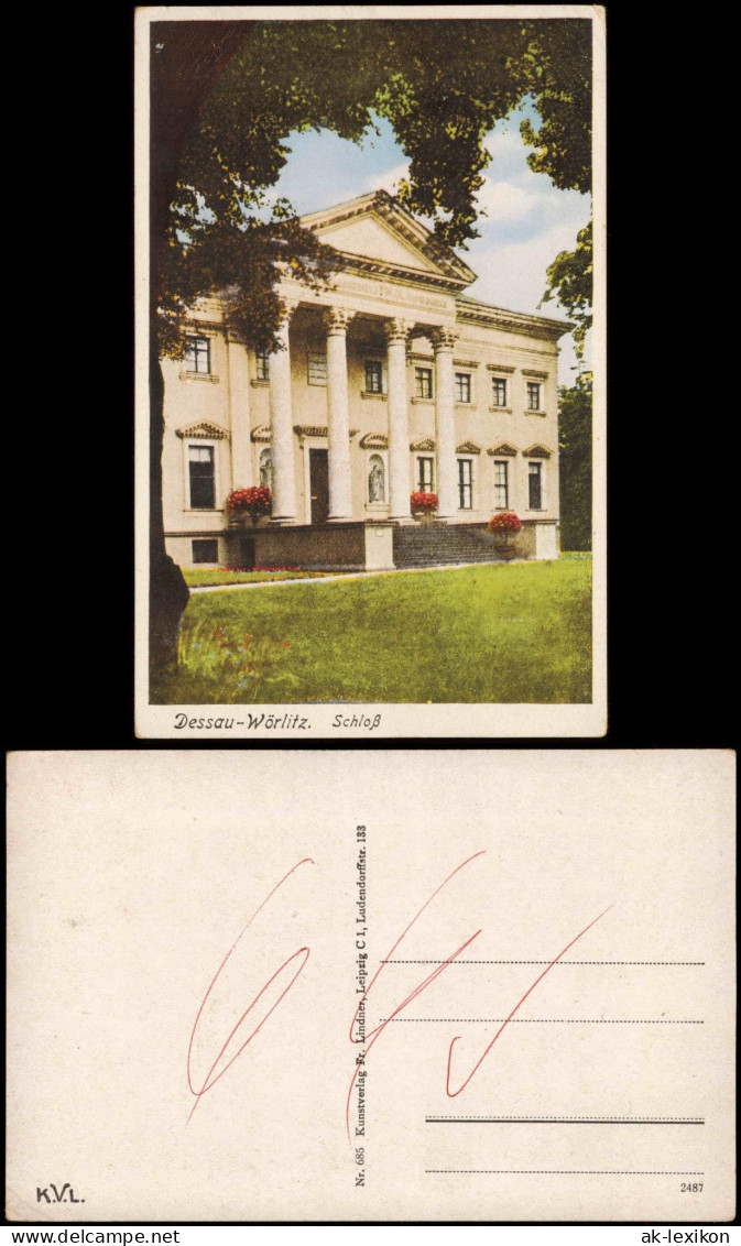 Wörlitz-Oranienbaum-Wörlitz Dessau-Wörlitz Schloß (Castle Building) 1930