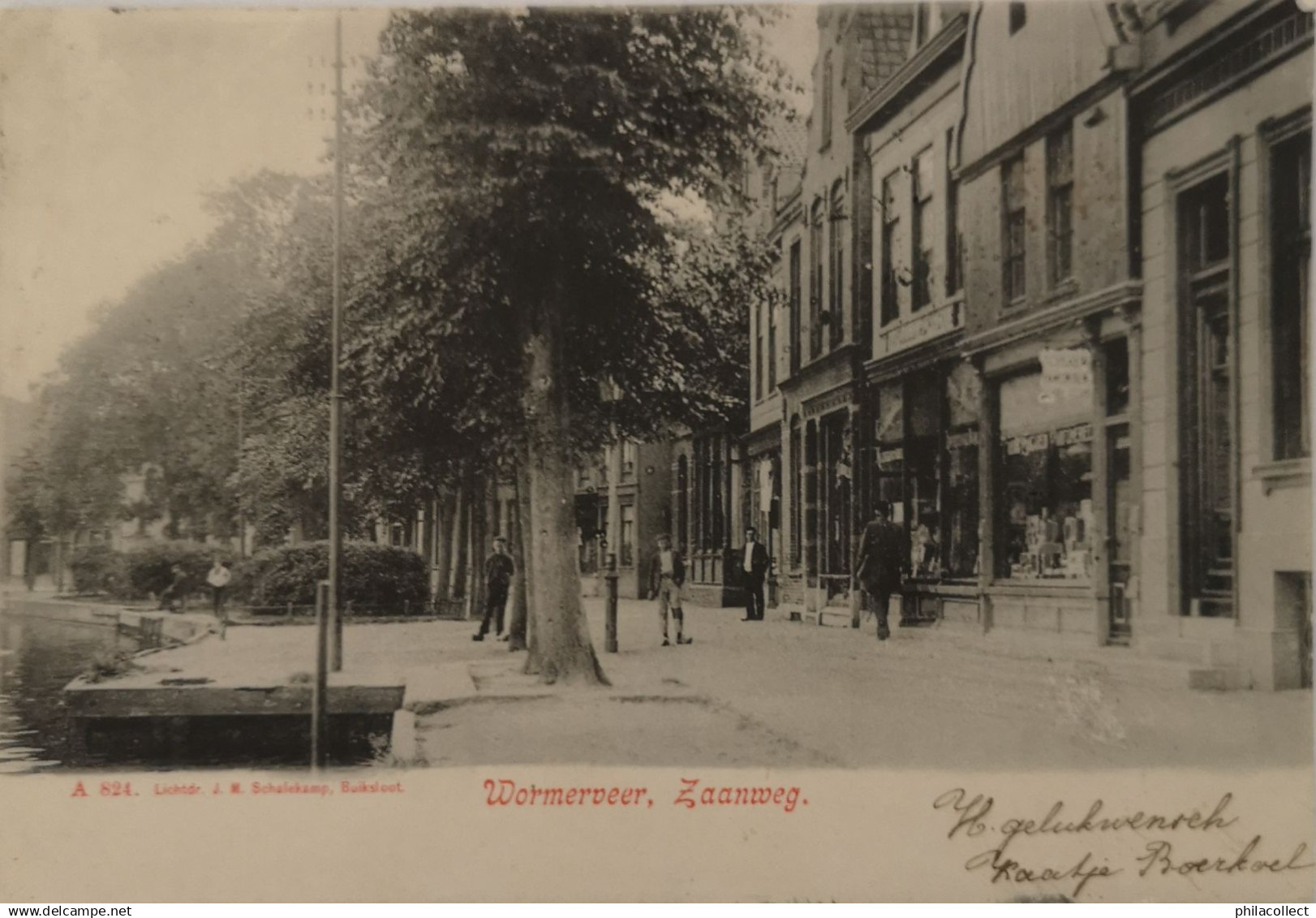 Wormerveer // Zaanweg 1905 Schalekamp