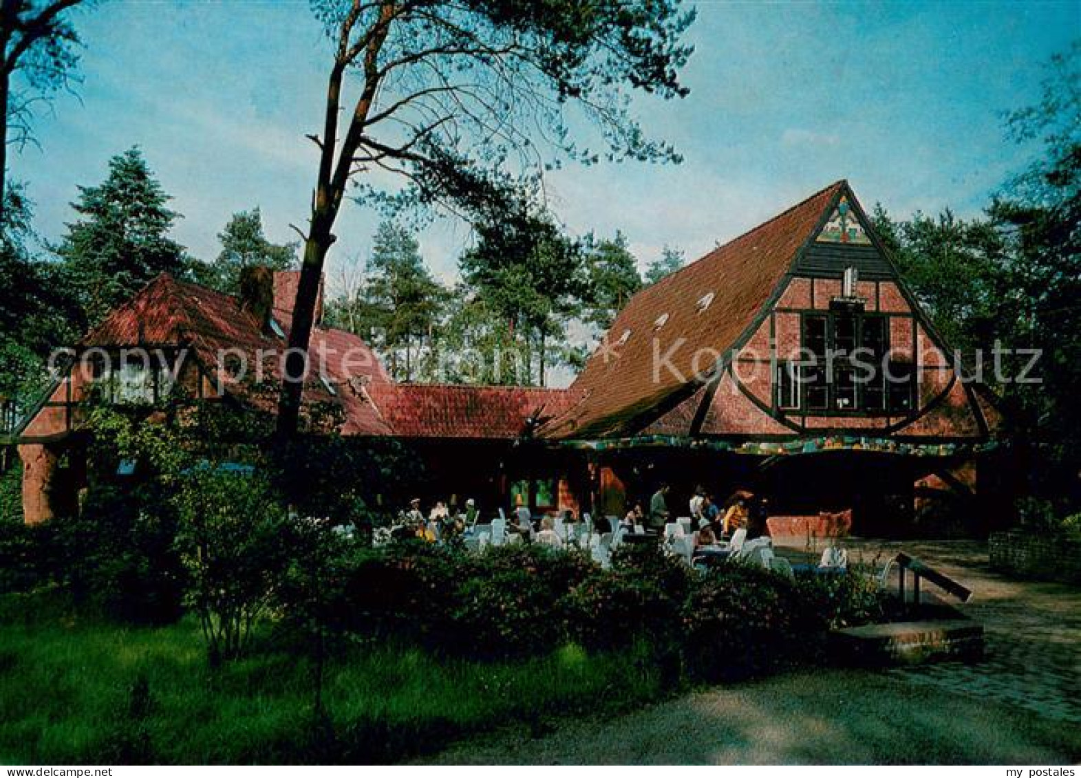 Worpswede Hoetger Cafe Worpswede Terrasse