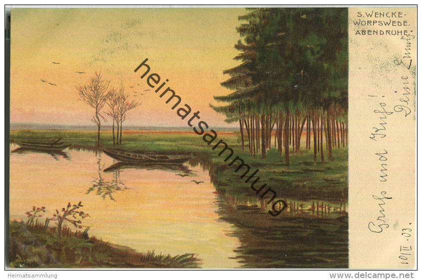 Worpswede - S. Wencke - Abendruhe