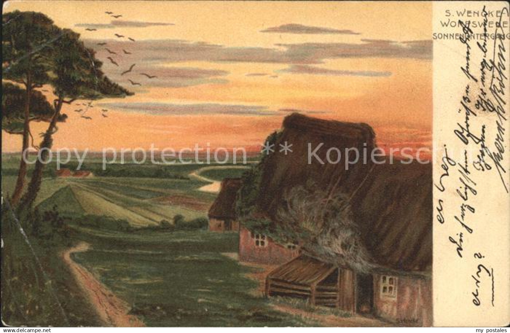 Worpswede Sonnenuntergang