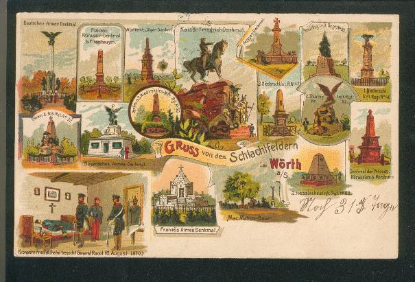 Wörth (Woerth) - Gruss von den Schlachtfeldern