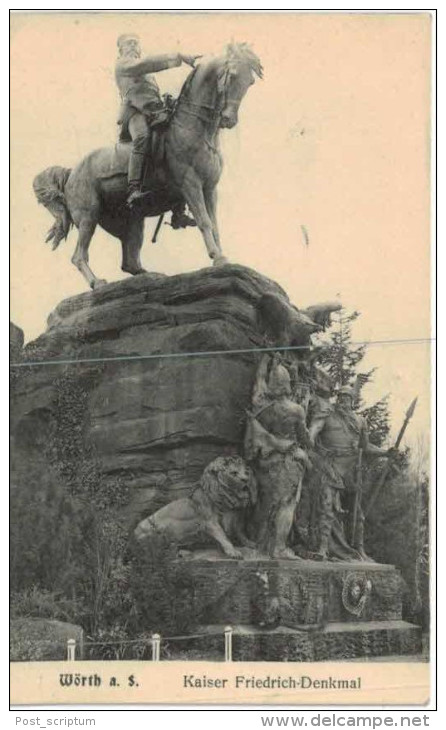 Wörth - Woerth - Kaiser Friedrich Denkmal