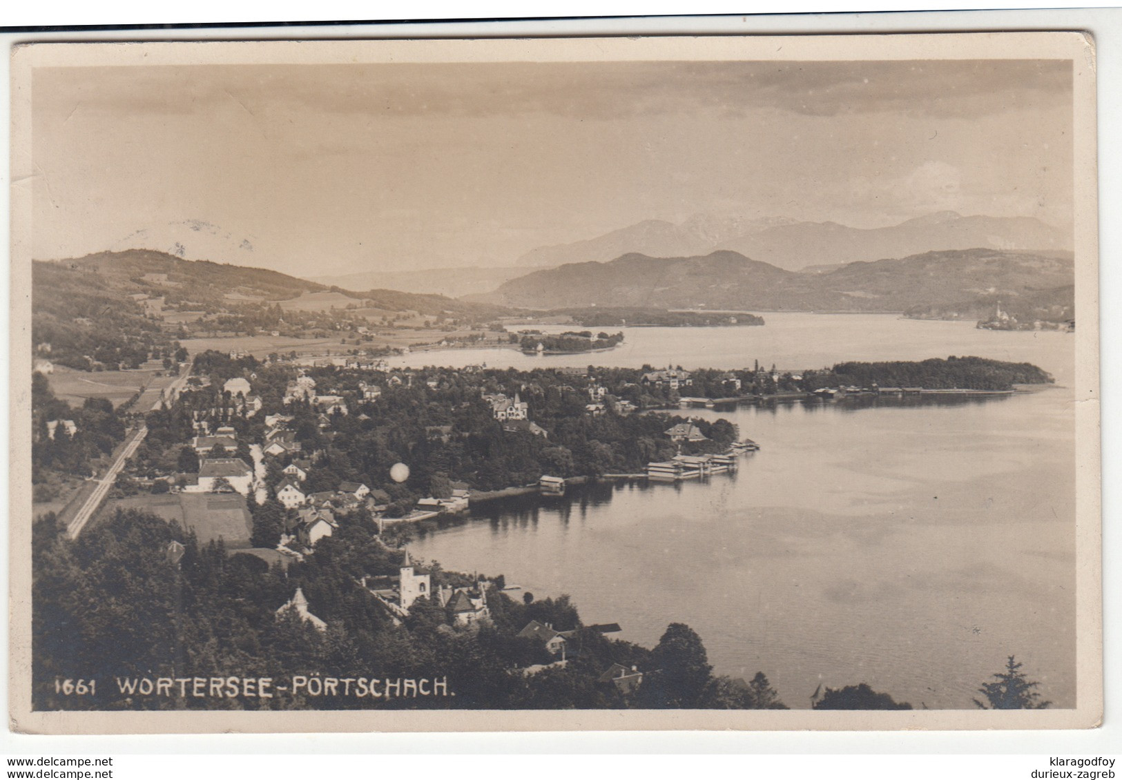 Wörthersee - Pörtschach old postcard travelled b181001