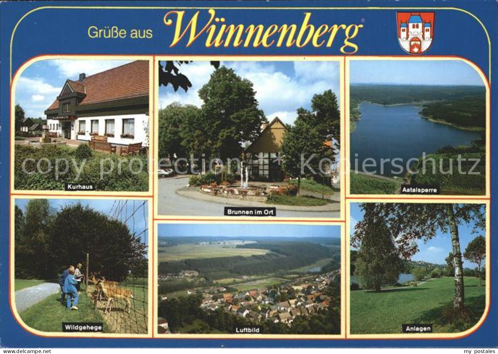 Wuennenberg Bad Aatalsperre Anlegen Brunnen Kurhaus Wildgehege