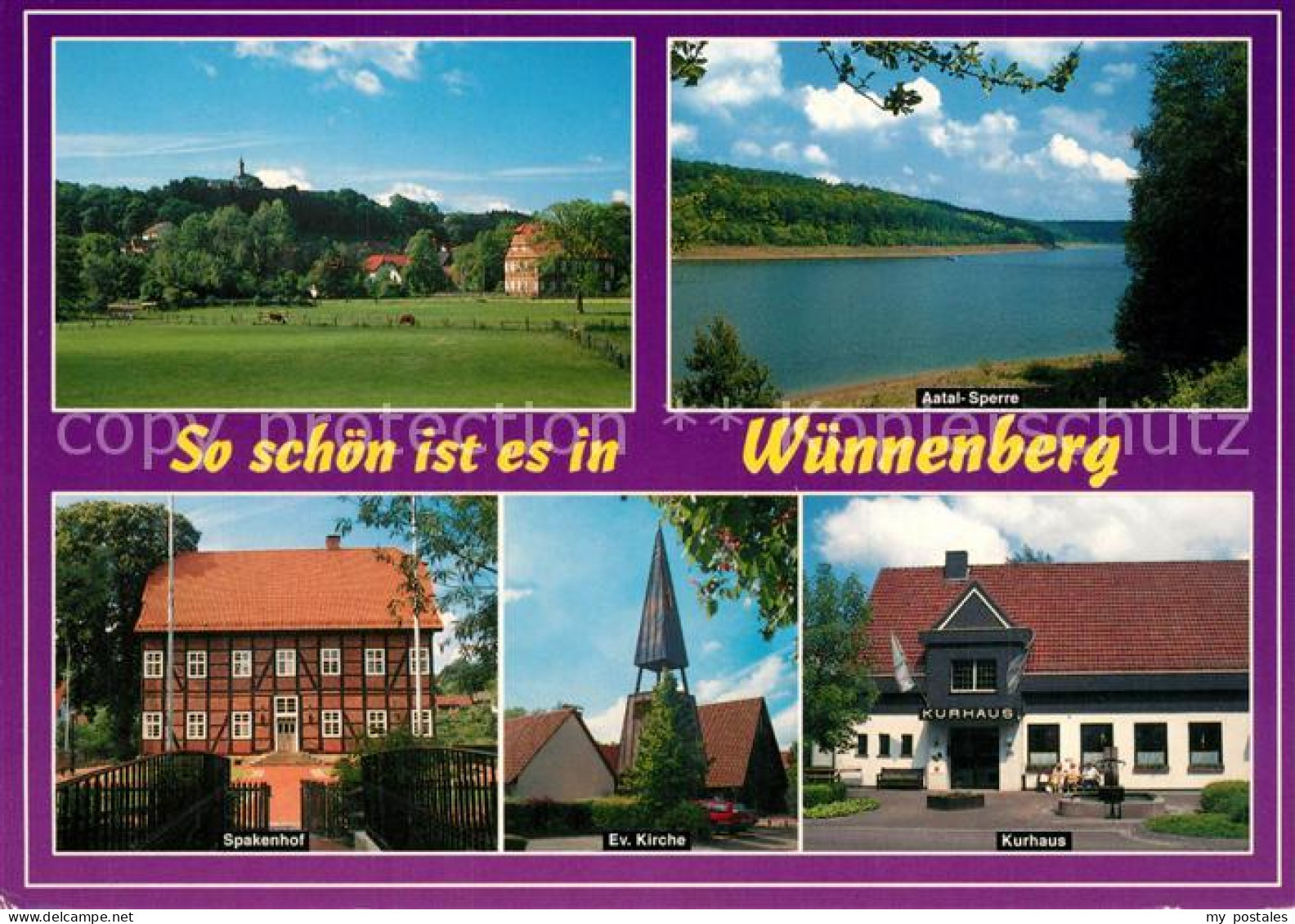 Wuennenberg Panorama Aatal Sperre Spakenhof Ev Kirche Kurhaus