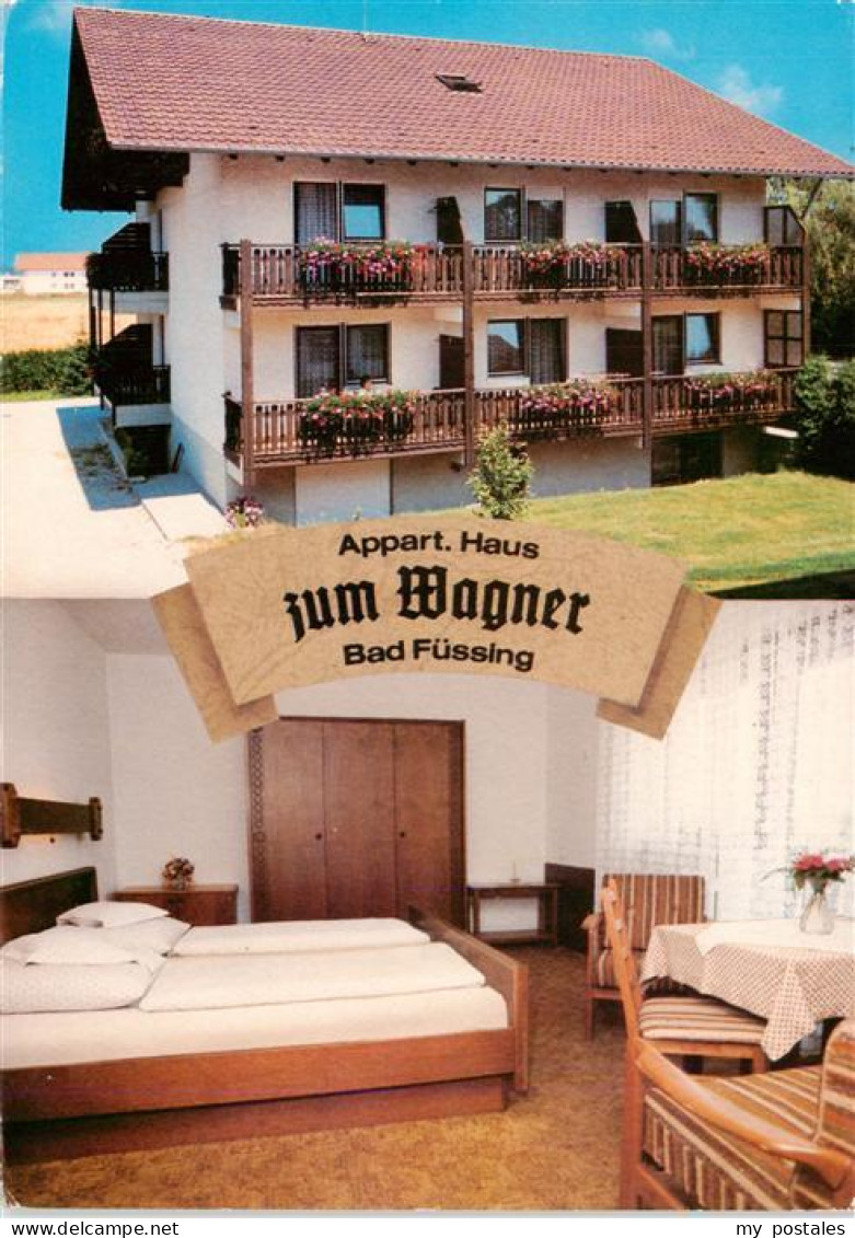 Wuerding Bad Fuessing Bayern Appartementhaus-Zum-Wagner Bad-Fuessing Balkon Dopp