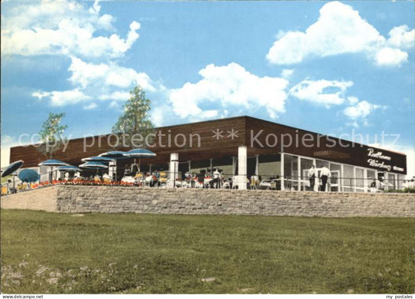 WueRZBURG Bayern Autobahn Rasthaus Wuerzburg Suedseite