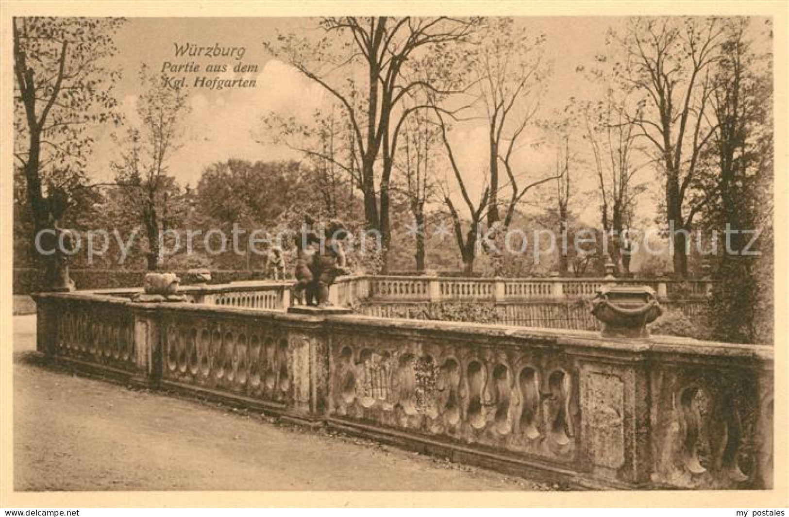 WueRZBURG Bayern Hofgarten Terrasse Putten