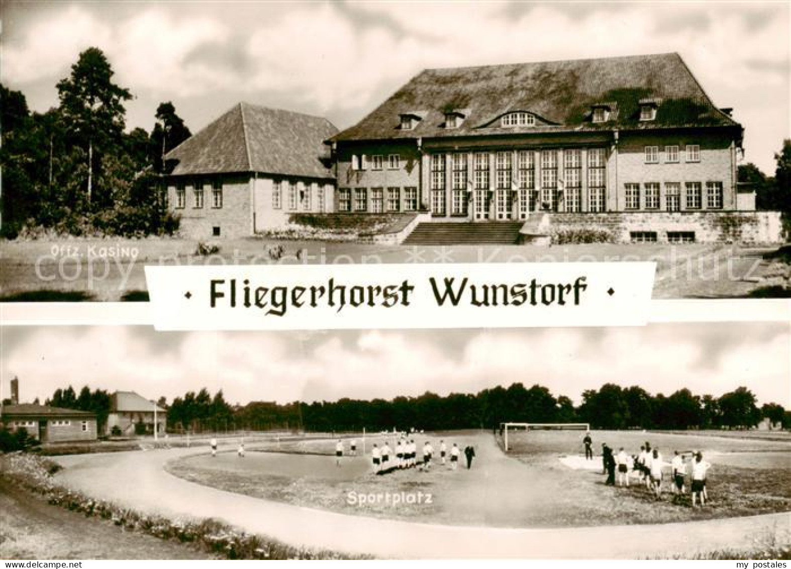 Wunstorf Fliegerhorst Offiziers Kasino Sportplatz
