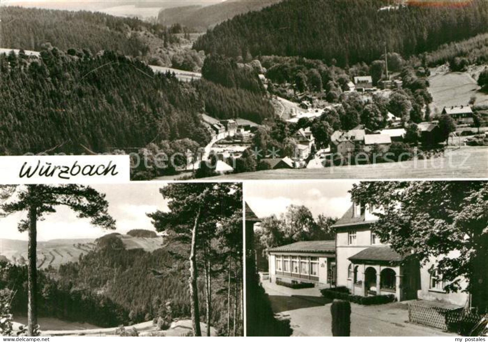 Wurzbach Landschaftspanorama Gaststaette Hotel