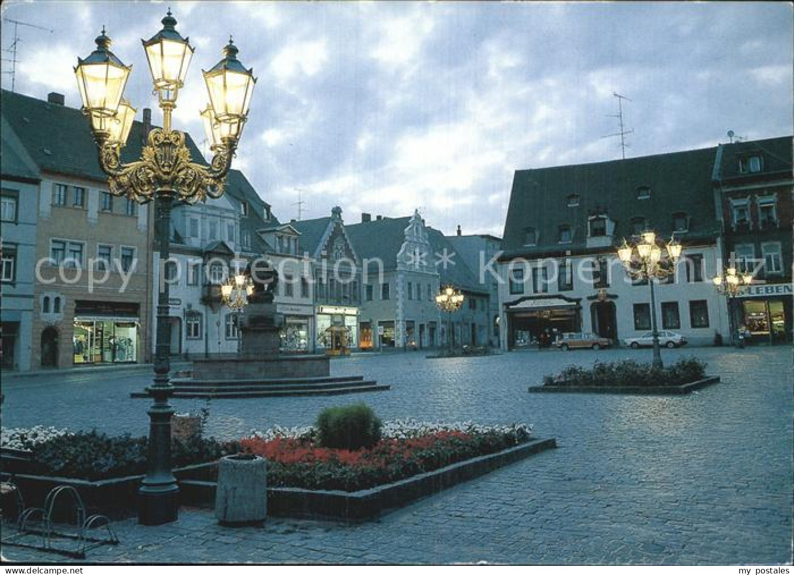 Wurzen Sachsen Markt Ringelnatzbrunnen