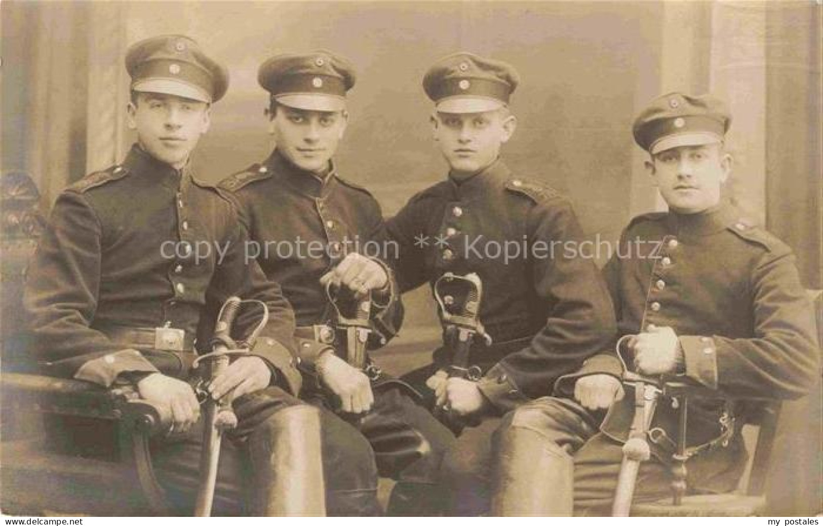 Wurzen Sachsen Soldaten Gruppenfoto