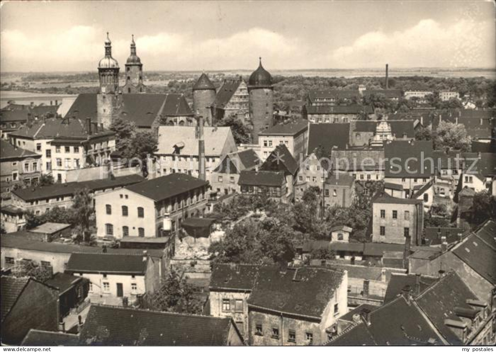Wurzen Sachsen Teilansicht mit Dom