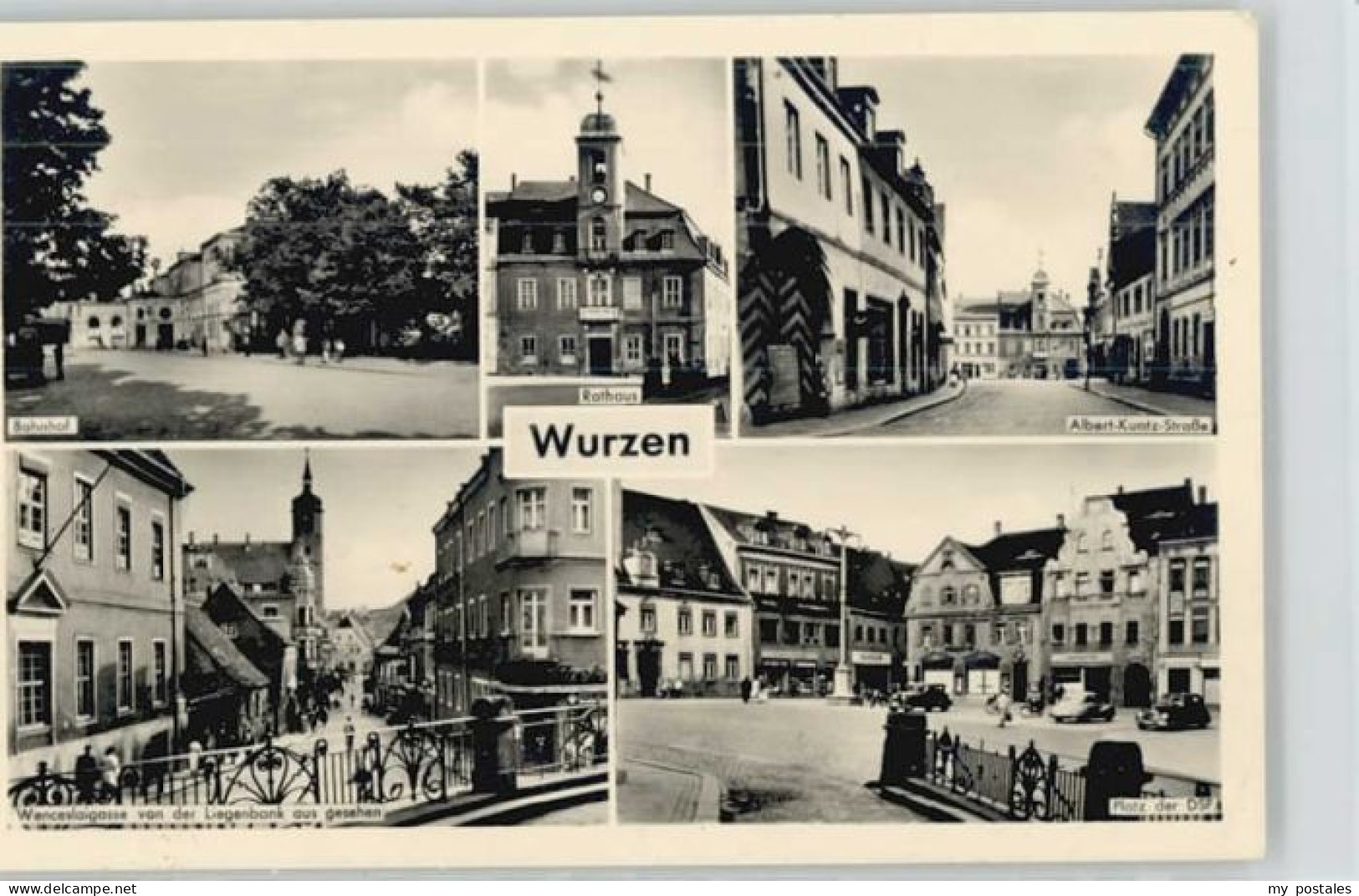 Wurzen Sachsen Wurzen Albert Kuntz Strasse Bahnhof