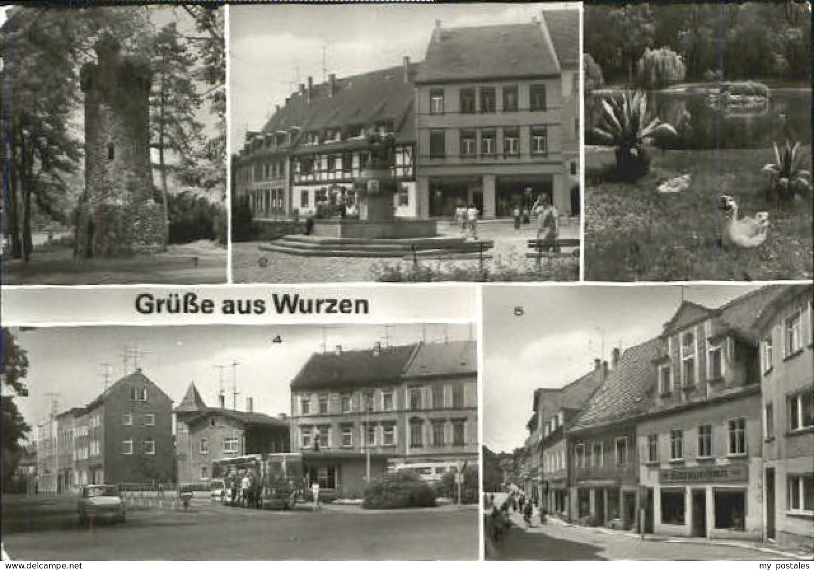 Wurzen Sachsen Wurzen Park Platz  x 1960