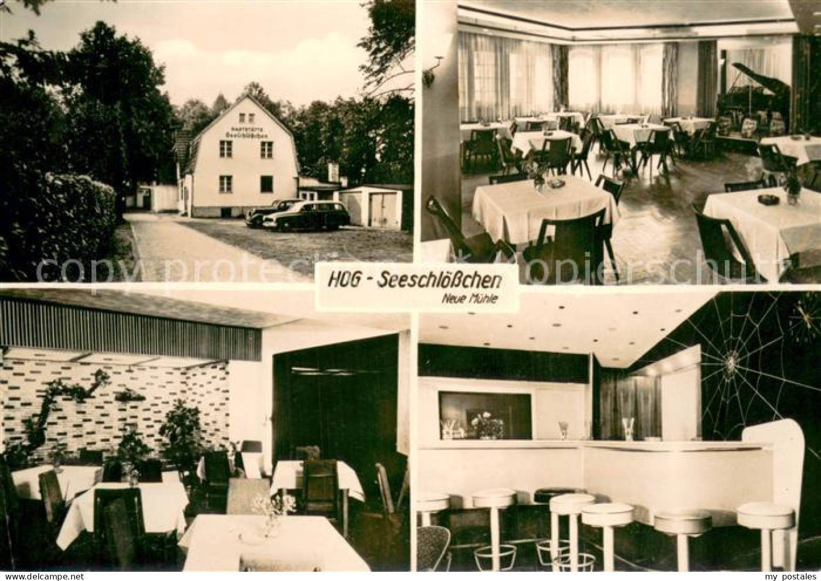 Wusterhausen Dosse HOG Seeschloesschen Gaststaette Handabzug