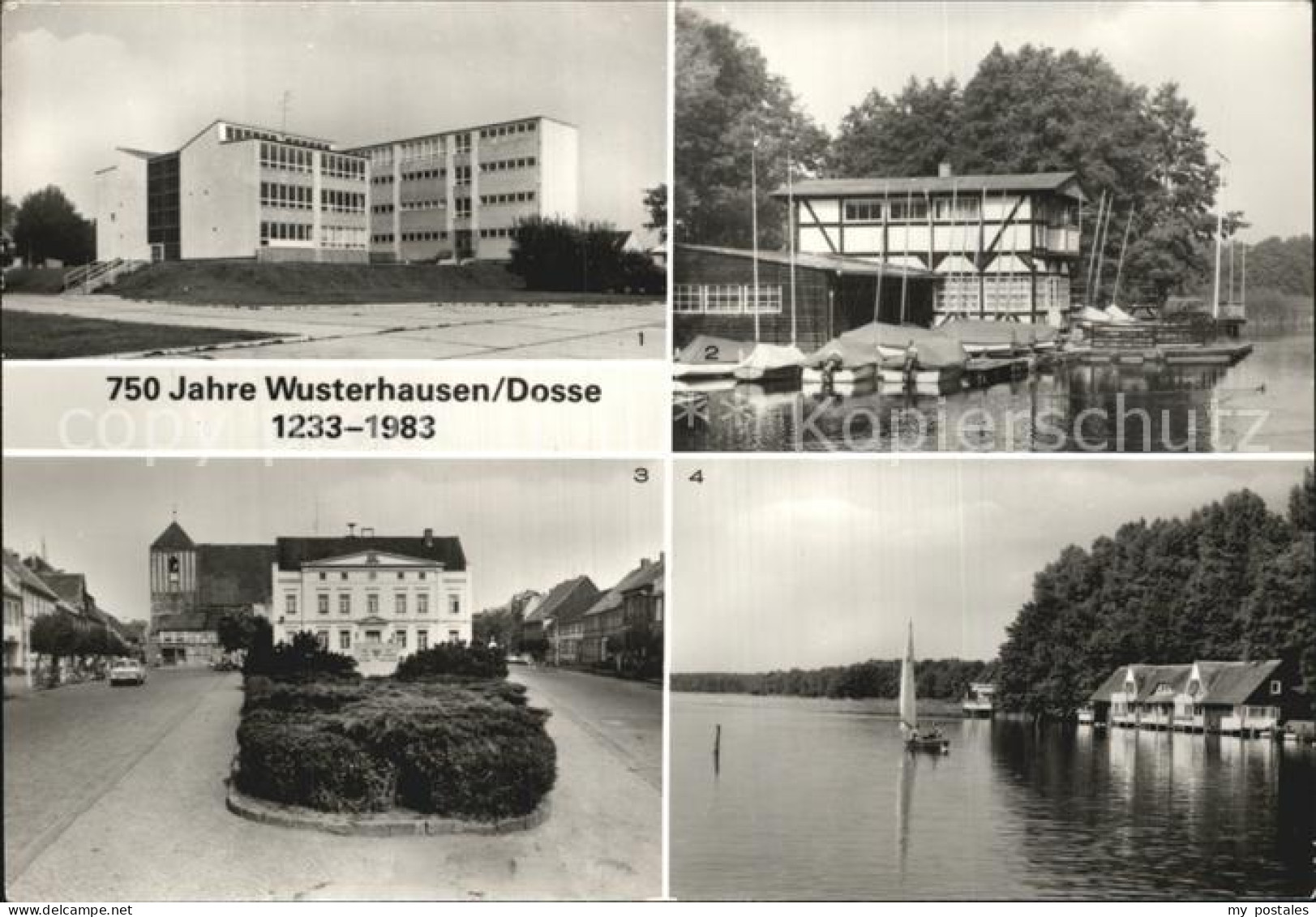 Wusterhausen Dosse Klubhaus der Segler Klempowsee