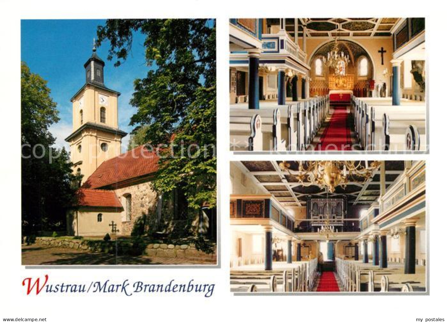 Wustrau Dorfkirche Altarraum innen