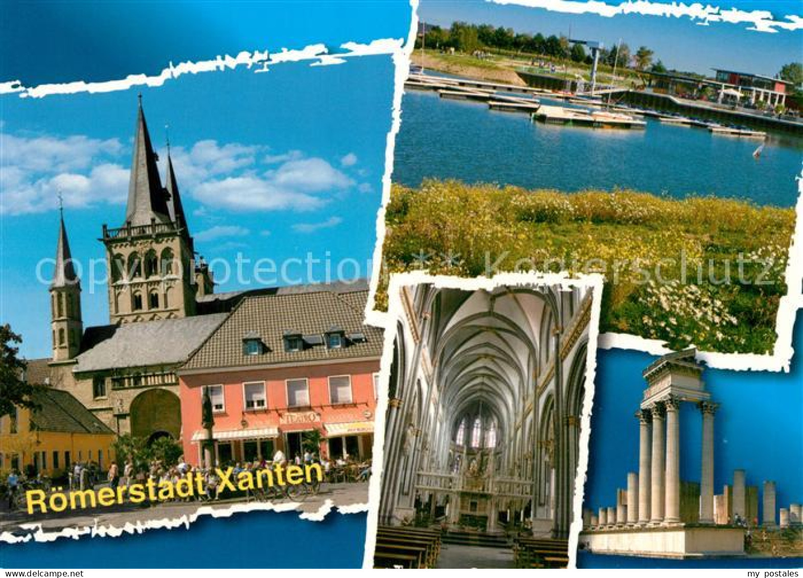 Xanten Kirche Roemersaeulen