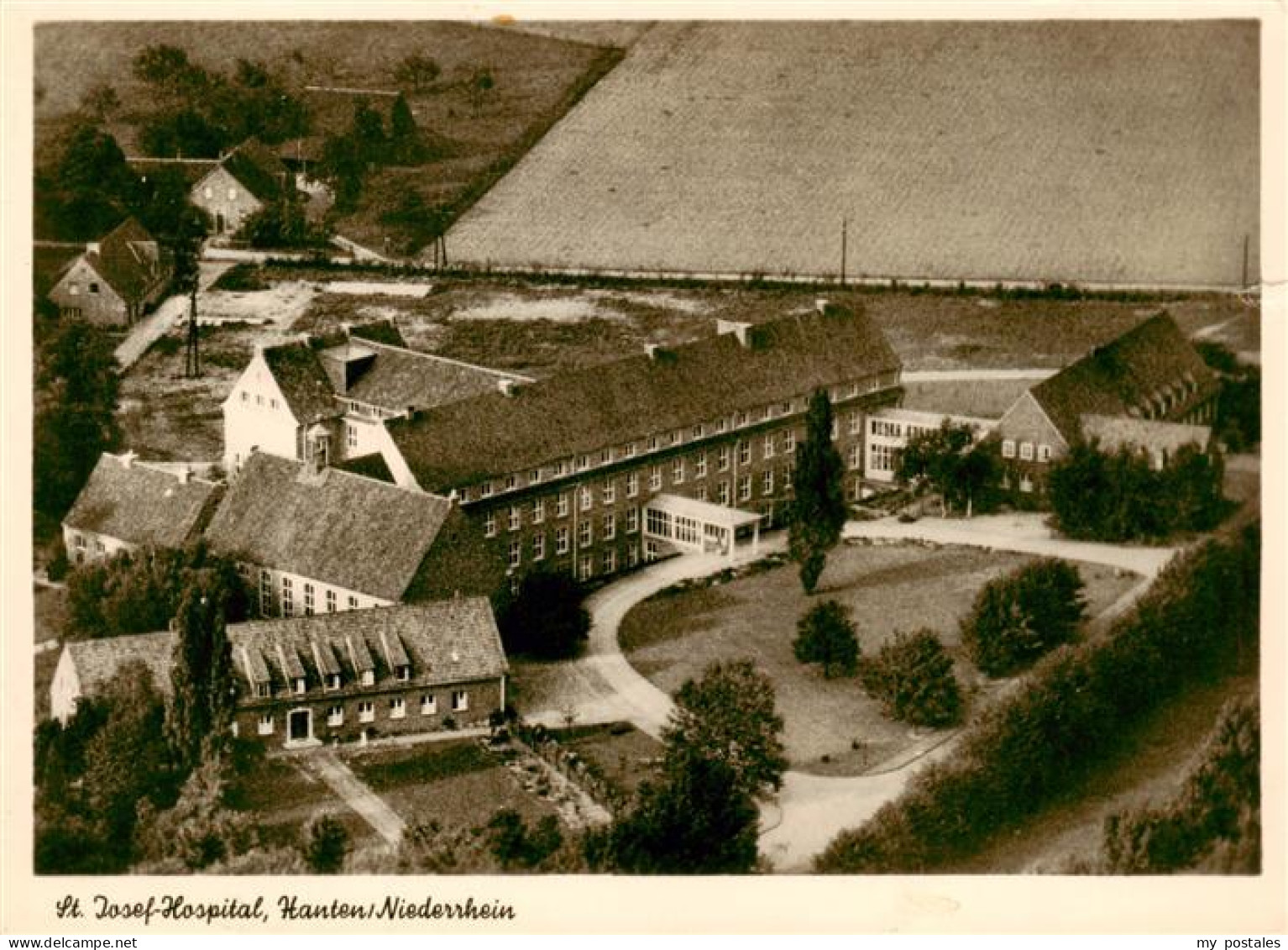 Xanten St Josef Hospital Fliegeraufnahme