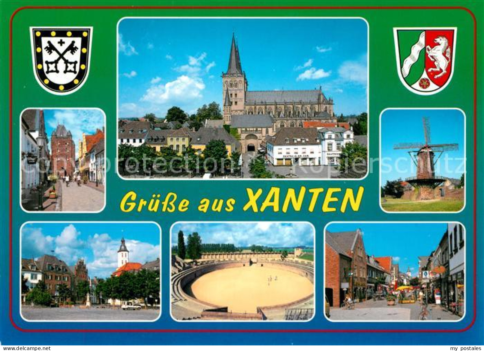 Xanten Windmuehle Freilichttheater Stadttor