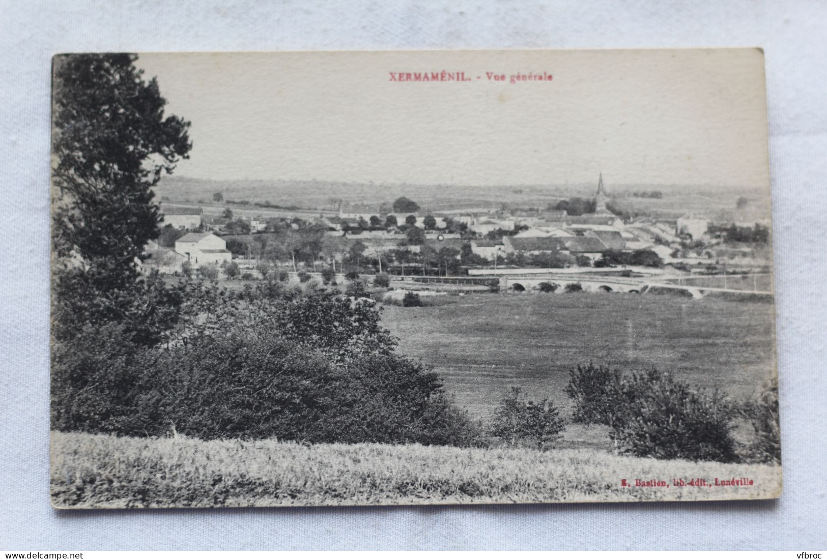 Xermaménil, vue générale, Meurthe et Moselle 54