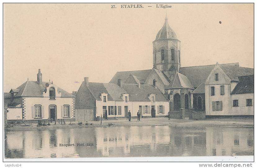 XQ 1002// C P A  ETAPLES (62) L'EGLISE