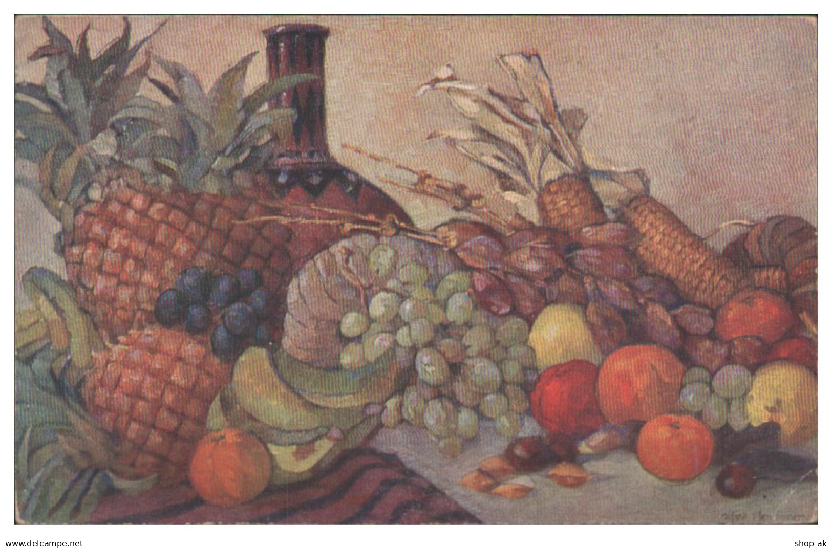 Y1340/ Kolonialkriegerdank AK Früchte aus unseren Kolonien