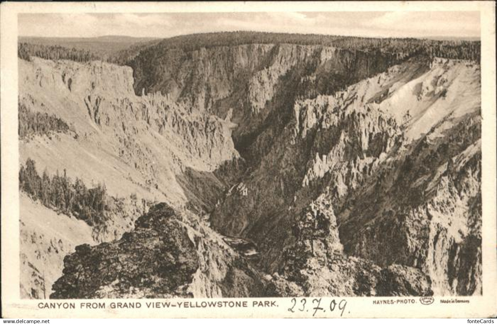Yellowstone National Park Canyon