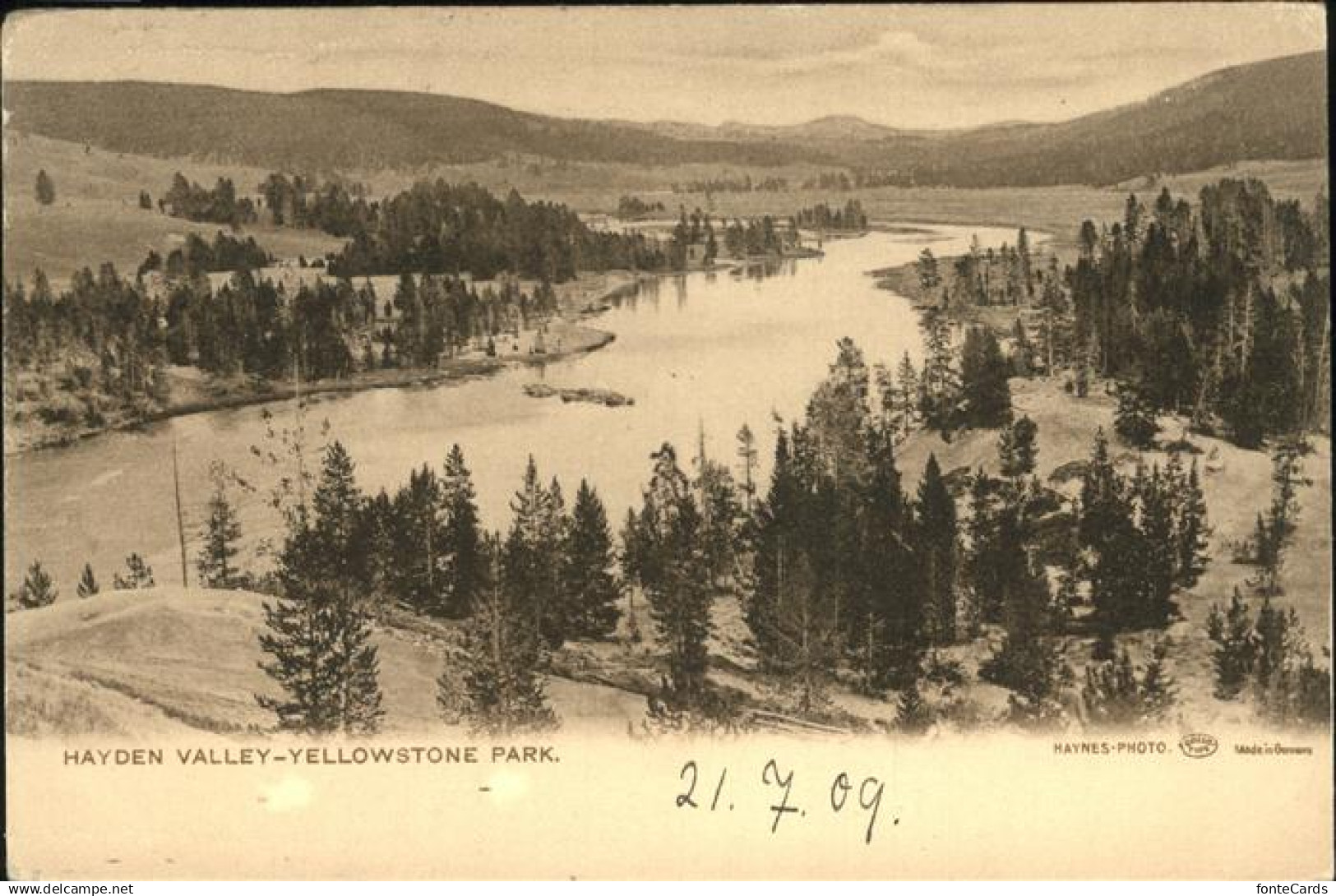 Yellowstone National Park Hayden Valley