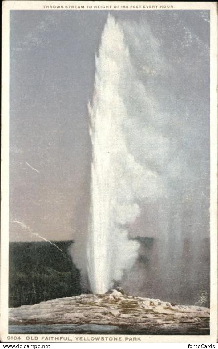 Yellowstone National Park Old Faithful