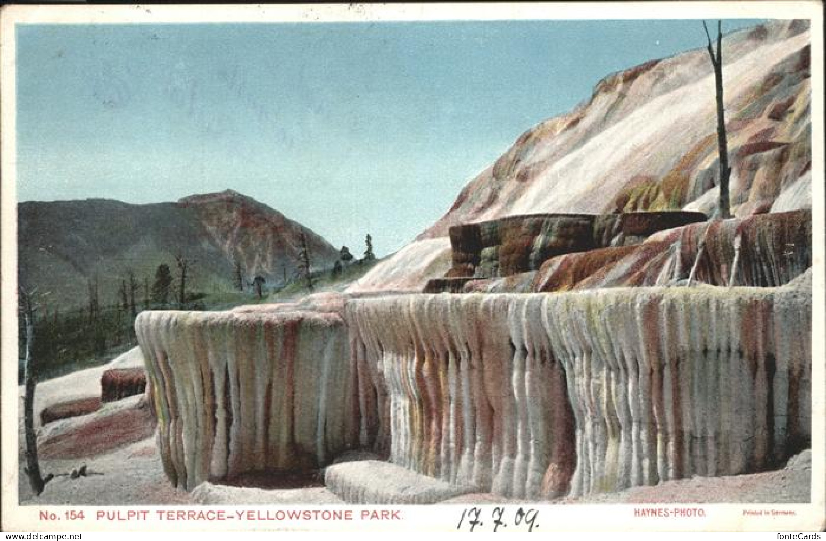 Yellowstone National Park Pulpit Terrace