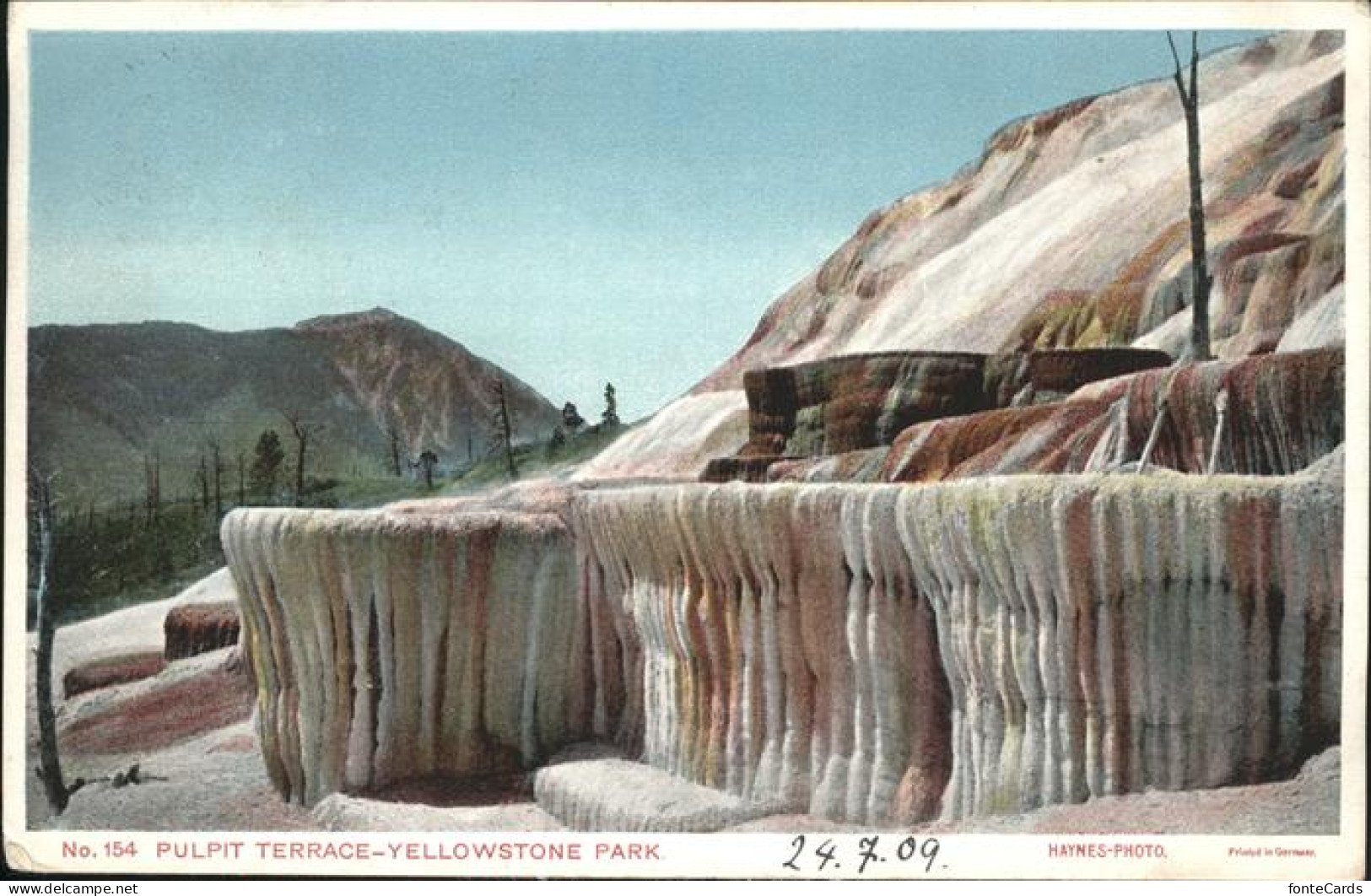 Yellowstone National Park Pulpit Terrace