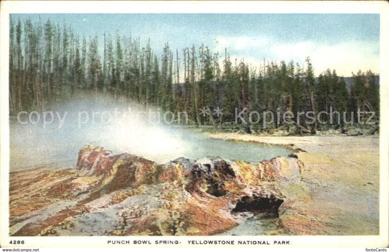 Yellowstone National Park Punch bowl spring Yellowstone national park