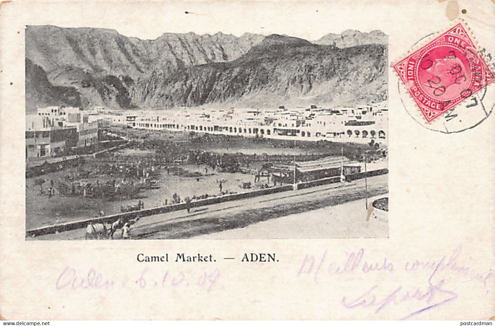 Yemen - ADEN - Camel market - Publ. unknown