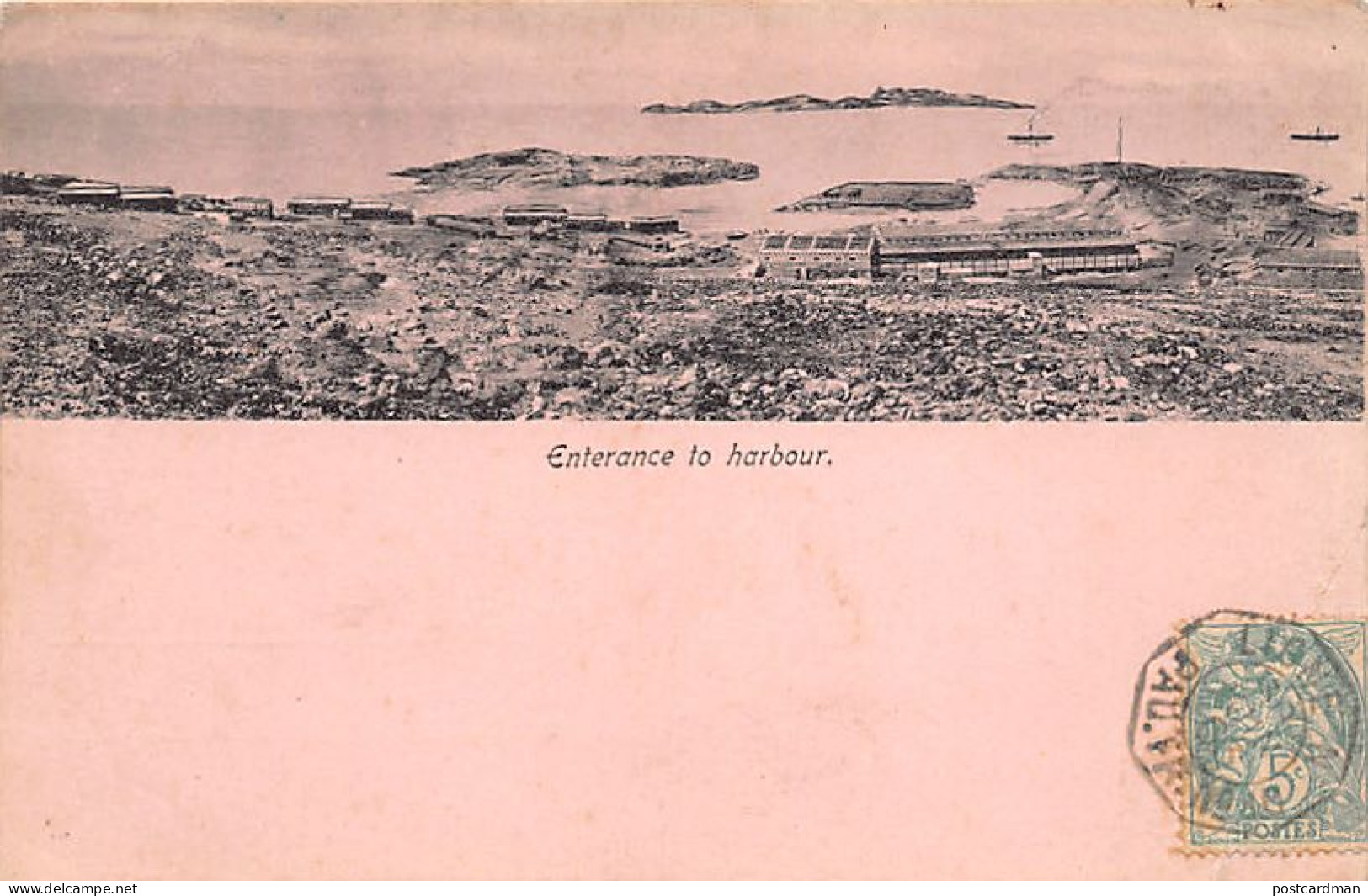 Yemen - ADEN - Entrance to harbour