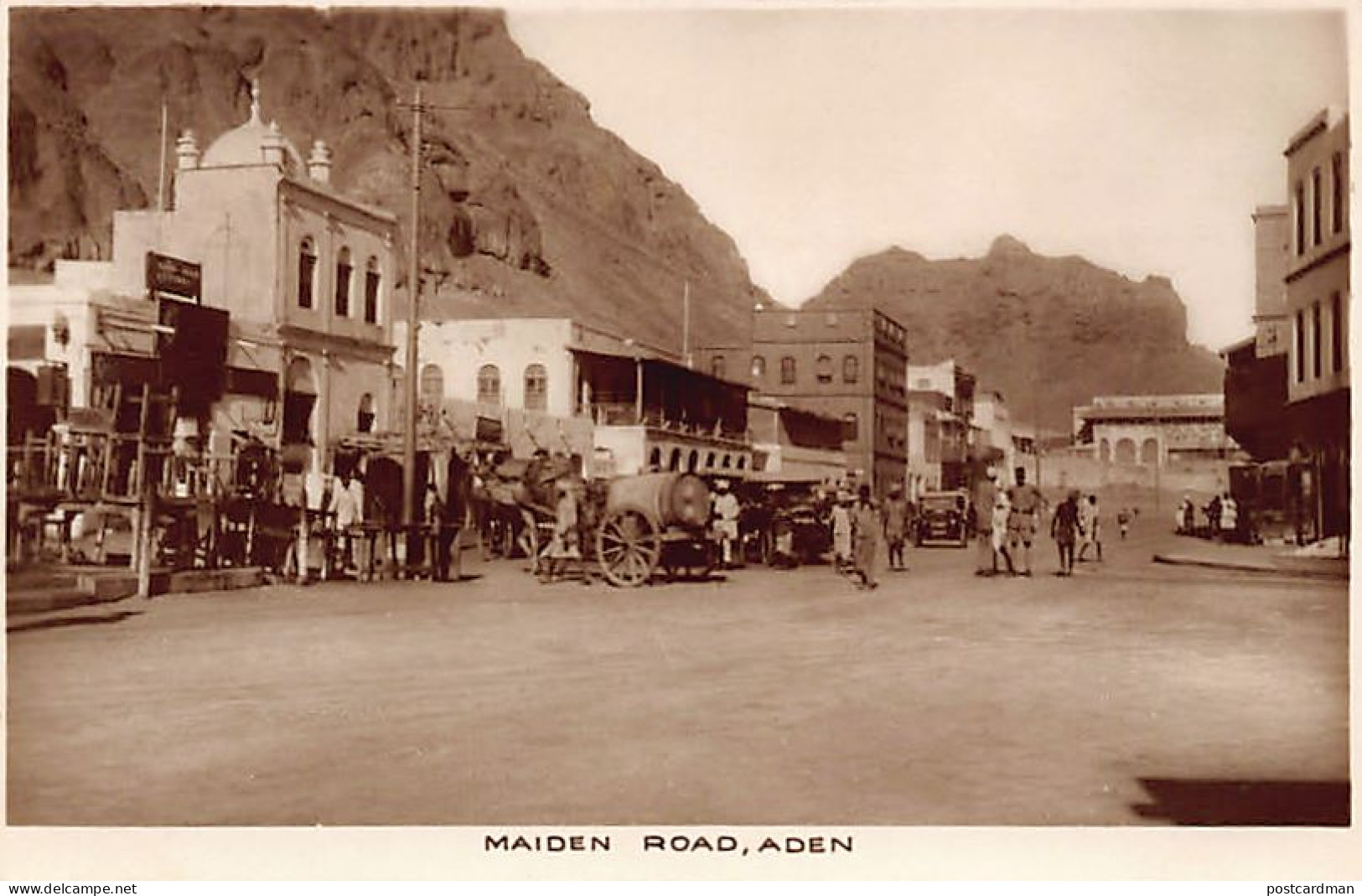 Yemen - ADEN - Maiden Road - Publ. R. Benghiat