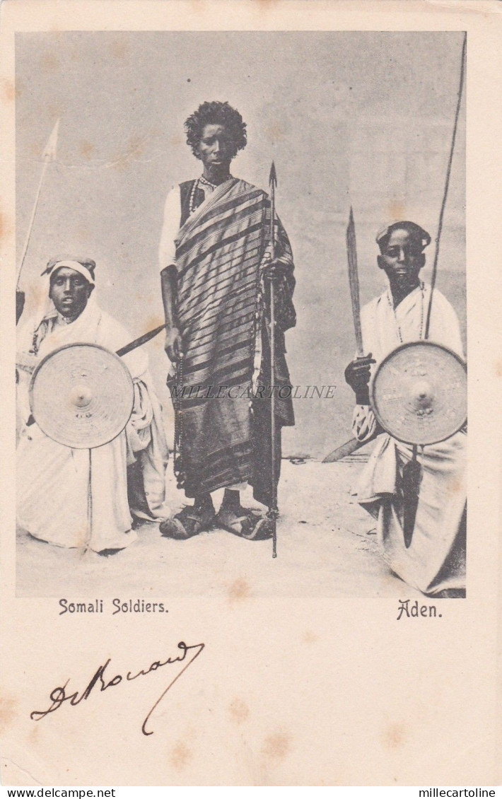 YEMEN - Aden - Somali Soldiers