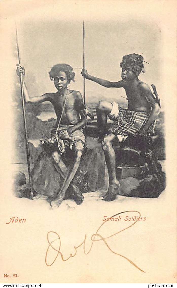 Yemen - ADEN - Somali soldiers - Publ. unknown 53
