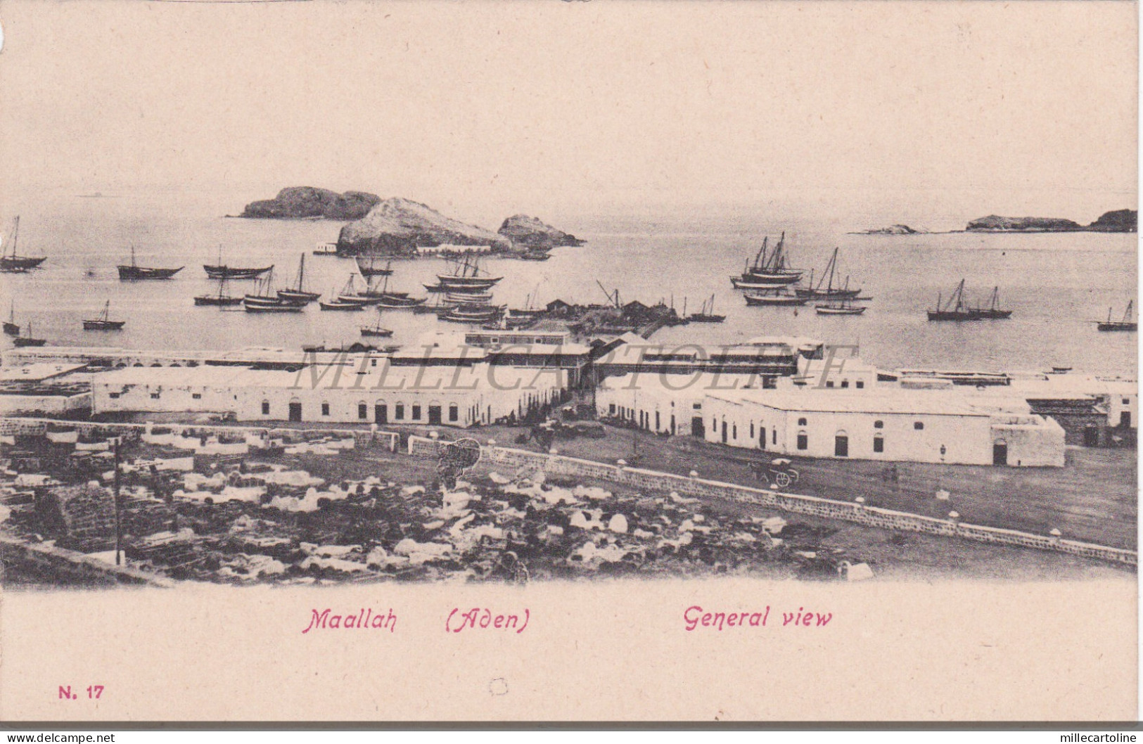 YEMEN - Maallah, Aden, General View, Postcard