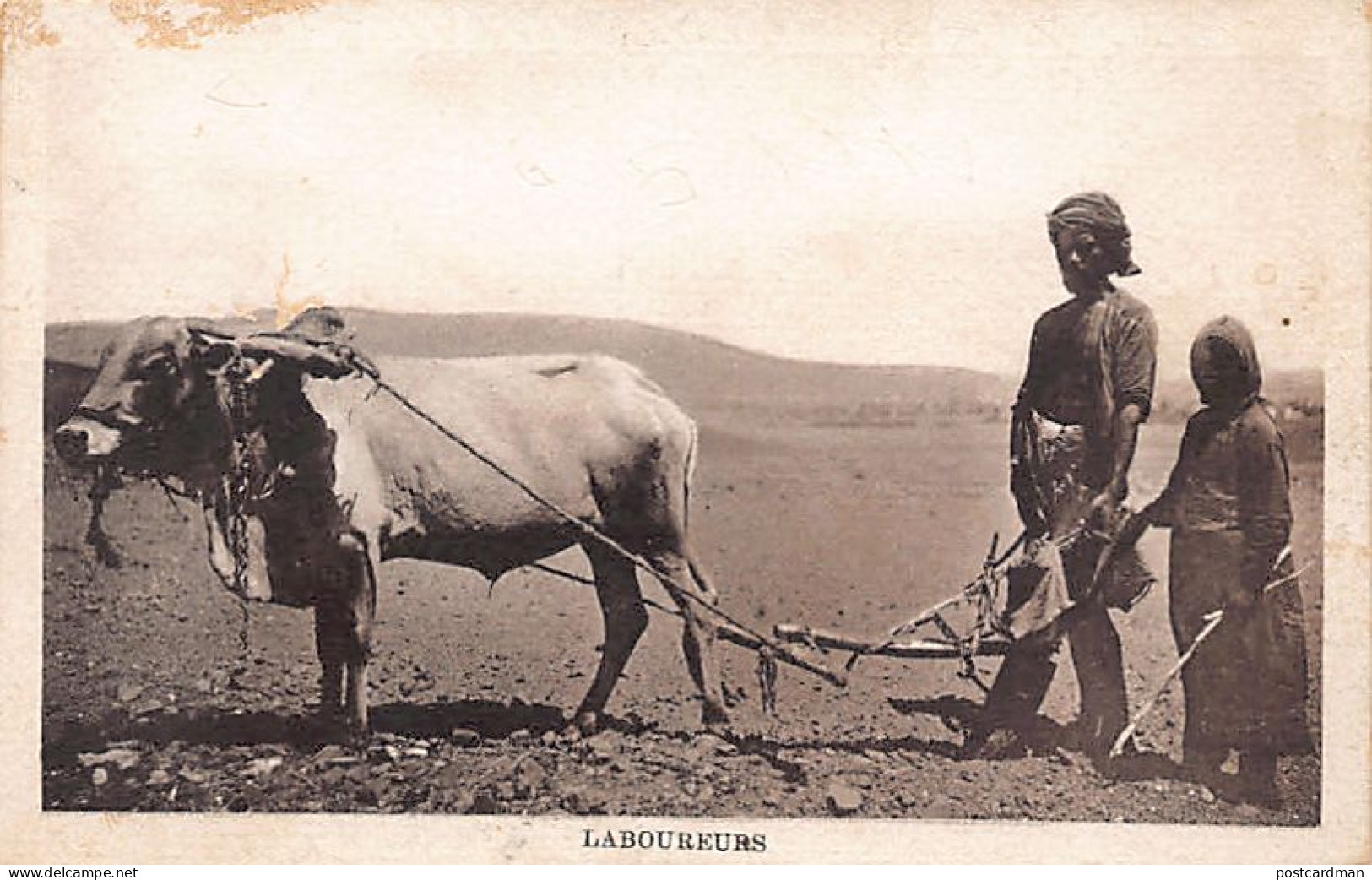Yemen - Ploughmen - Publ. Sarrafian