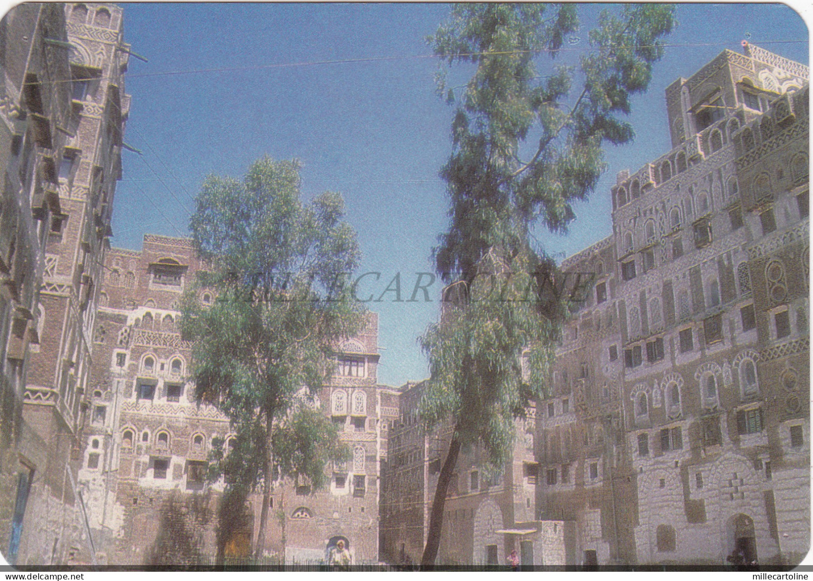 YEMEN - Traditional Building, Sana'a, Postcard