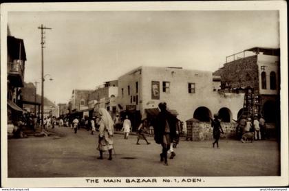 CPA Aden Jemen, The Main Bazaar