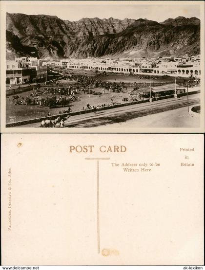 Postcard Aden Jemen عدن Blick auf Wohnsiedlung 1926